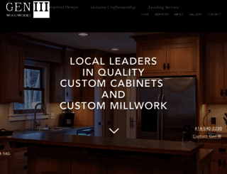 geniiiwoodworks.com screenshot