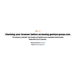genisys-group.com screenshot