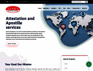 geniusattestation.com screenshot