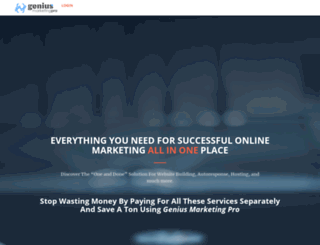 geniusmarketingpro.com screenshot