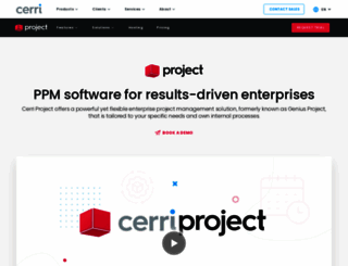 geniusproject.com screenshot