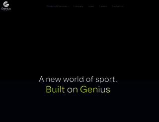 geniussports.com screenshot