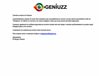 geniuzz.com screenshot
