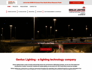 genluxlighting.co.za screenshot
