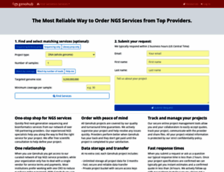 genohub.com screenshot