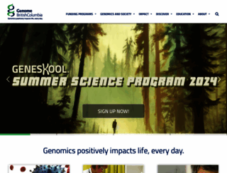 genomebc.ca screenshot
