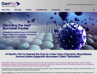 genomeprofiling.com screenshot