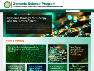 genomics.energy.gov screenshot