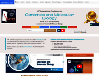 genomics.insightconferences.com screenshot