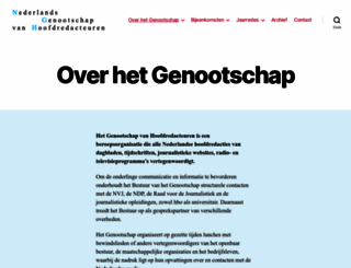 genootschapvanhoofdredacteuren.nl screenshot