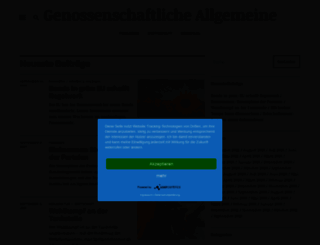 genossenschaftliche-allgemeine.de screenshot
