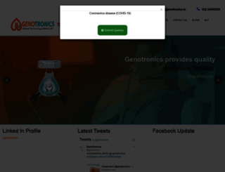 genotronics.in screenshot