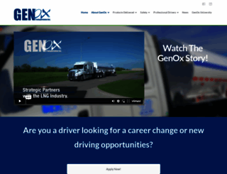 genoxtransportation.com screenshot