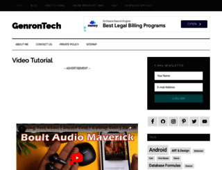 genrontech.com screenshot