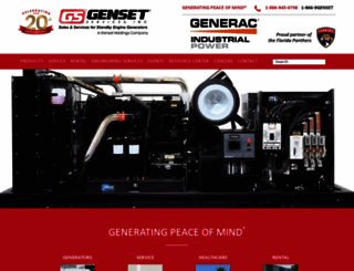 gensetservices.com screenshot