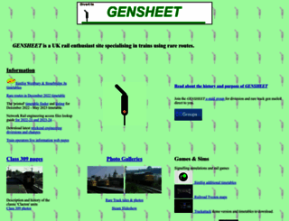 gensheet.co.uk screenshot