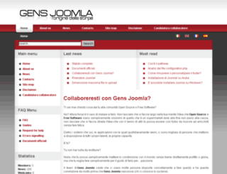 gensjoomla.org screenshot