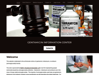 gentamicin.com screenshot