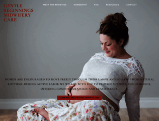 gentlebeginningsmidwiferycare.com screenshot