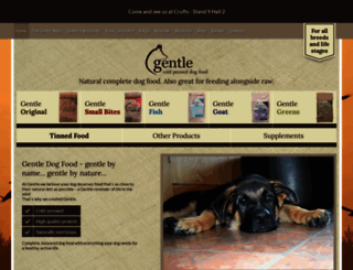 gentledogfood.co.uk screenshot