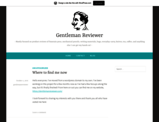 gentlemanreviewer.wordpress.com screenshot