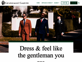 gentlemansgazette.com screenshot