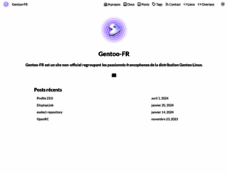 gentoo-fr.org screenshot