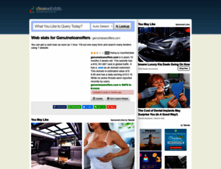 genuineloanoffers.com.clearwebstats.com screenshot