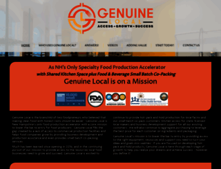 genuinelocal.org screenshot