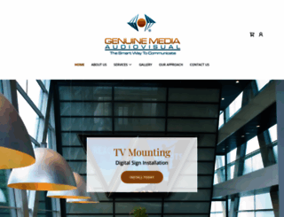 genuinemediaav.com screenshot