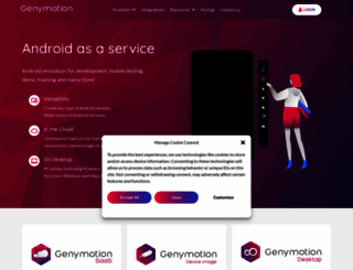 genymotion.com screenshot