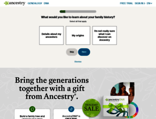 genytreemaker.genealogy.com screenshot