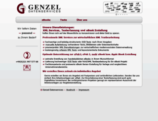 genzel-datenservices.com screenshot