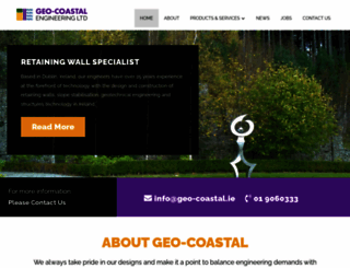 geo-coastal.ie screenshot