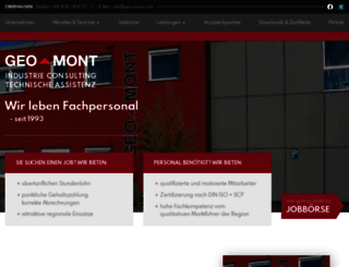 geo-mont.com screenshot