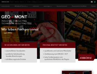 geo-mont.org screenshot
