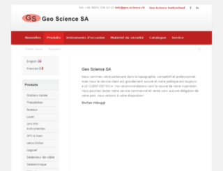 geo-science.fr screenshot
