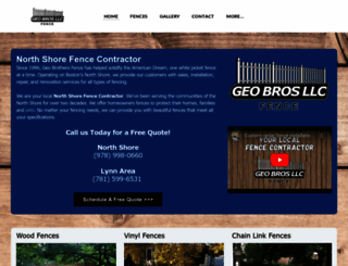 geobrosfence.com screenshot