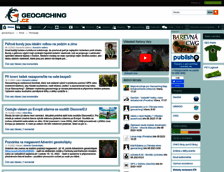geocaching.cz screenshot