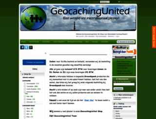 geocachingunited.nl screenshot
