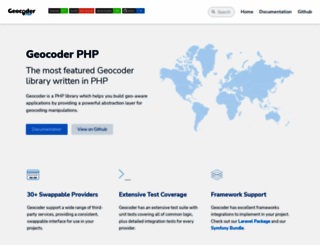 geocoder-php.org screenshot