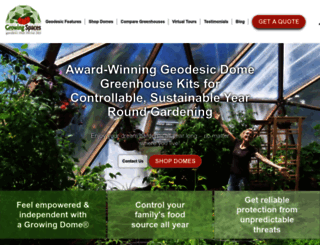 geodesic-greenhouse-kits.com screenshot