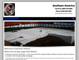 geofoamamerica.com screenshot