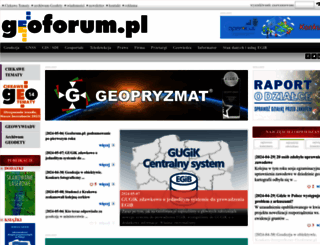 geoforum.pl screenshot