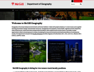 geog.mcgill.ca screenshot