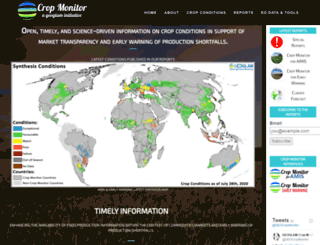 geoglam-crop-monitor.org screenshot