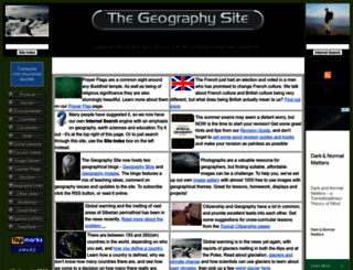 geography-site.co.uk screenshot