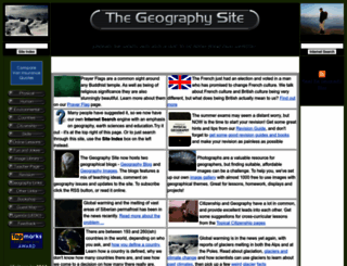 geography-site.org screenshot