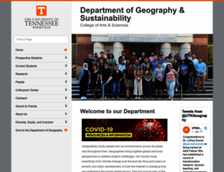 geography.utk.edu screenshot