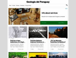 geologiadelparaguay.com screenshot